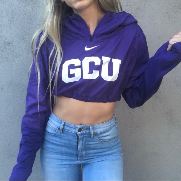 Nike Tops - 😈 GCU Antelope NIKE CROP WINDBREAKER